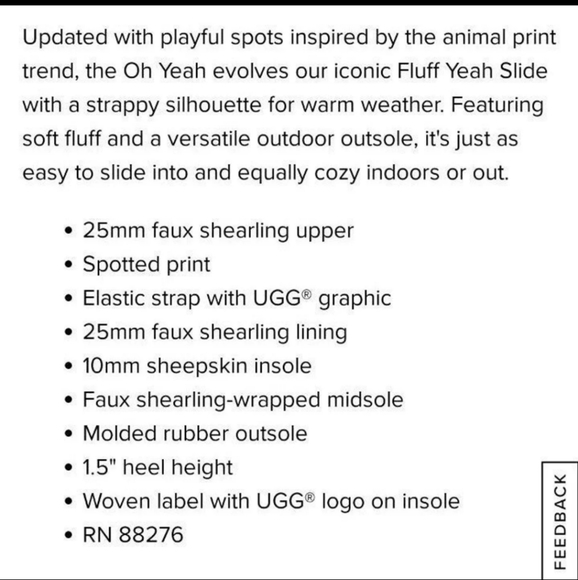 UGG Oh Yeah Spots Slipper 1118165 - Picture 9 of 9